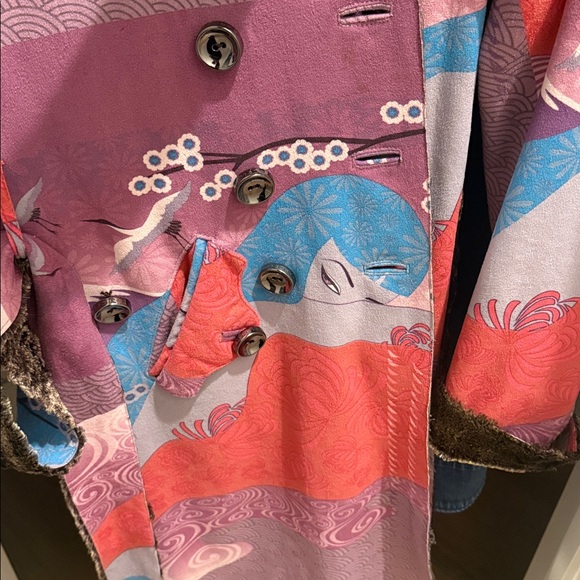 one of a kind custom Italy designer new condition beautiful colors jacket - Picture 10 of 10